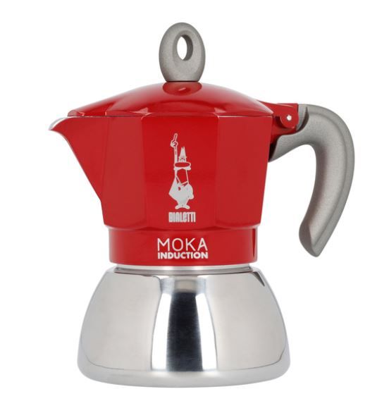 E-shop Bialetti Moka Induction 4 šálky červená NEW