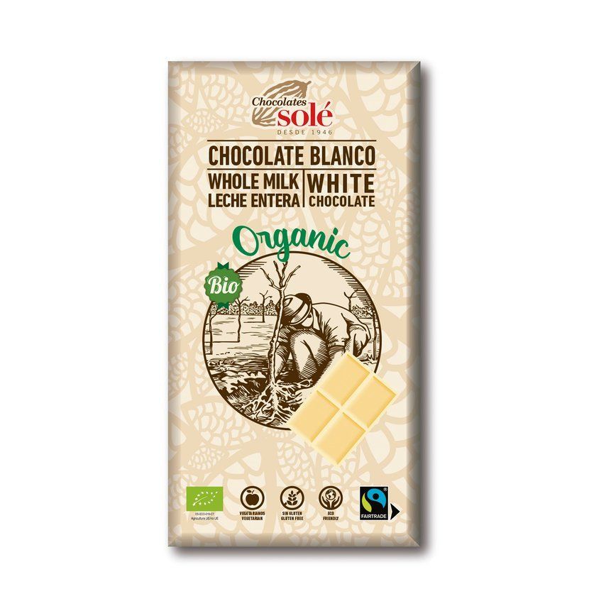 E-shop Chocolates Solé - Biela bio čokoláda