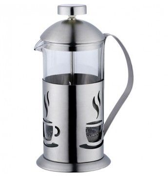 E-shop French press 600 ml Kaffia (nerezová oceľ) - vzor kávy