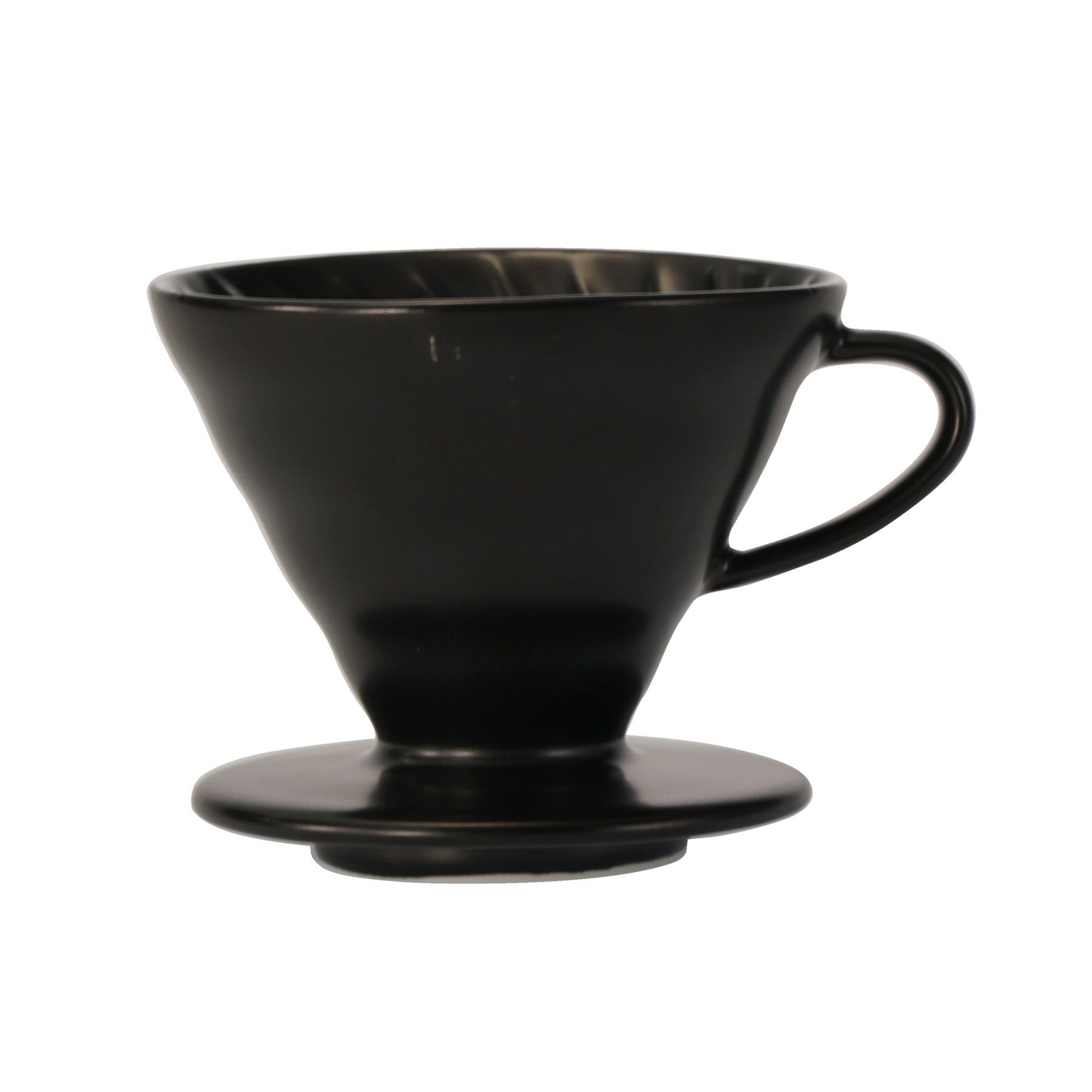 E-shop Hario dripper V60-02 ceramic - matná čierna