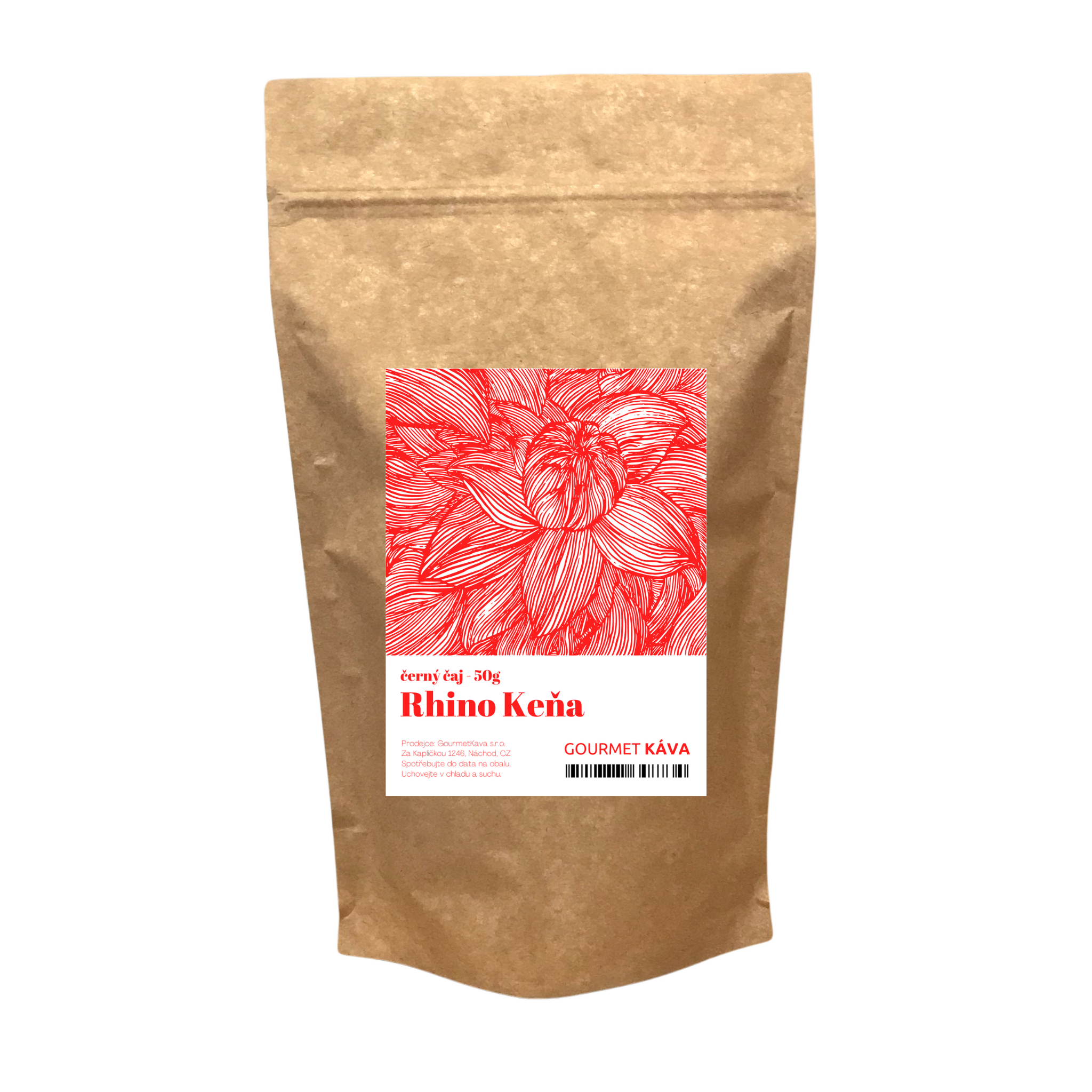 E-shop Čierny čaj Rhino Kenya 50g