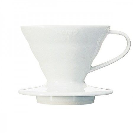 E-shop Hario dripper V60-01 keramický - biely (VDC-01W)