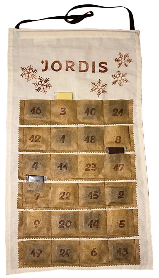 E-shop Čokoláda Jordis Adventný kalendár 24 x 4 g