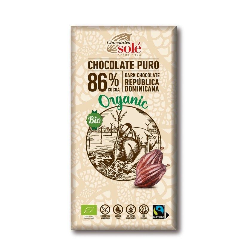 E-shop Chocolates Solé - 86% BIO čokoláda