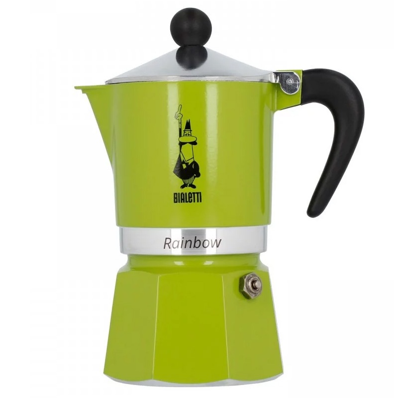 E-shop Zelený moka hrniec Bialetti Rainbow 3