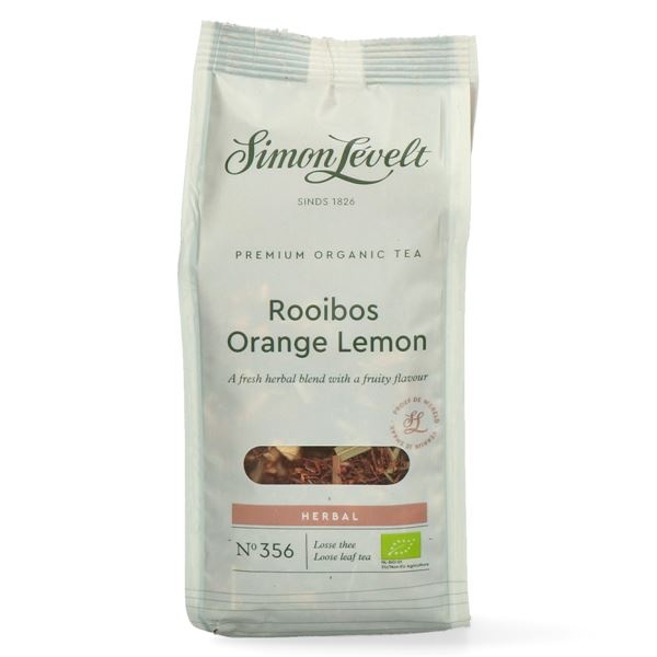 E-shop Sypaný čaj Rooibos s pomarančom a citrónom Simon Lévelt 110g
