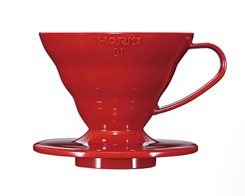 E-shop Hario Dripper V60 (VDR-01-R) červený, plast