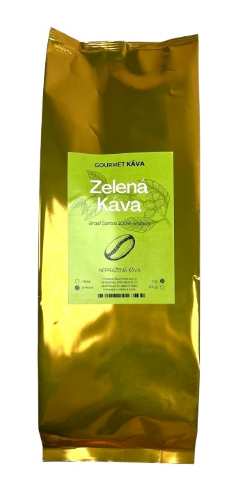 E-shop Zelená káva 1 kg nepražených zŕn