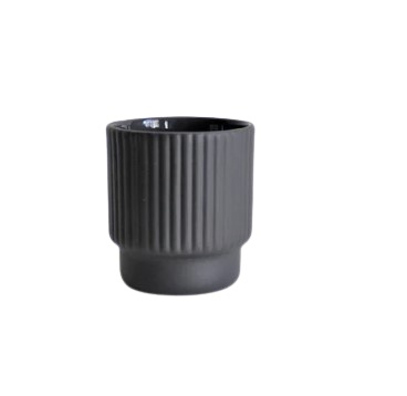 E-shop Šálka na espresso Kaffia Style 80 ml - tmavosivá