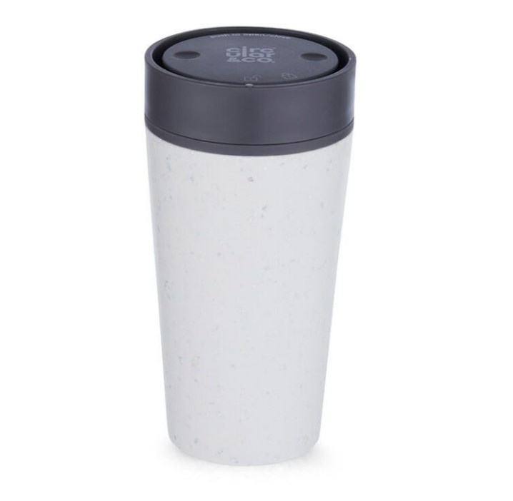 E-shop Kruhový pohár (rcup) Chalk a Storm Grey 340 ml