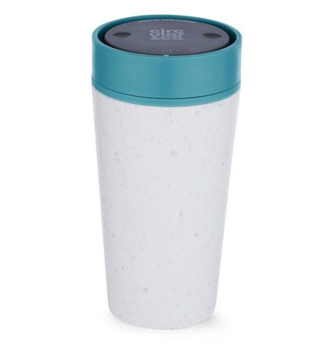 E-shop Kruhový pohár (rcup) Kréda a akvamarín 340 ml
