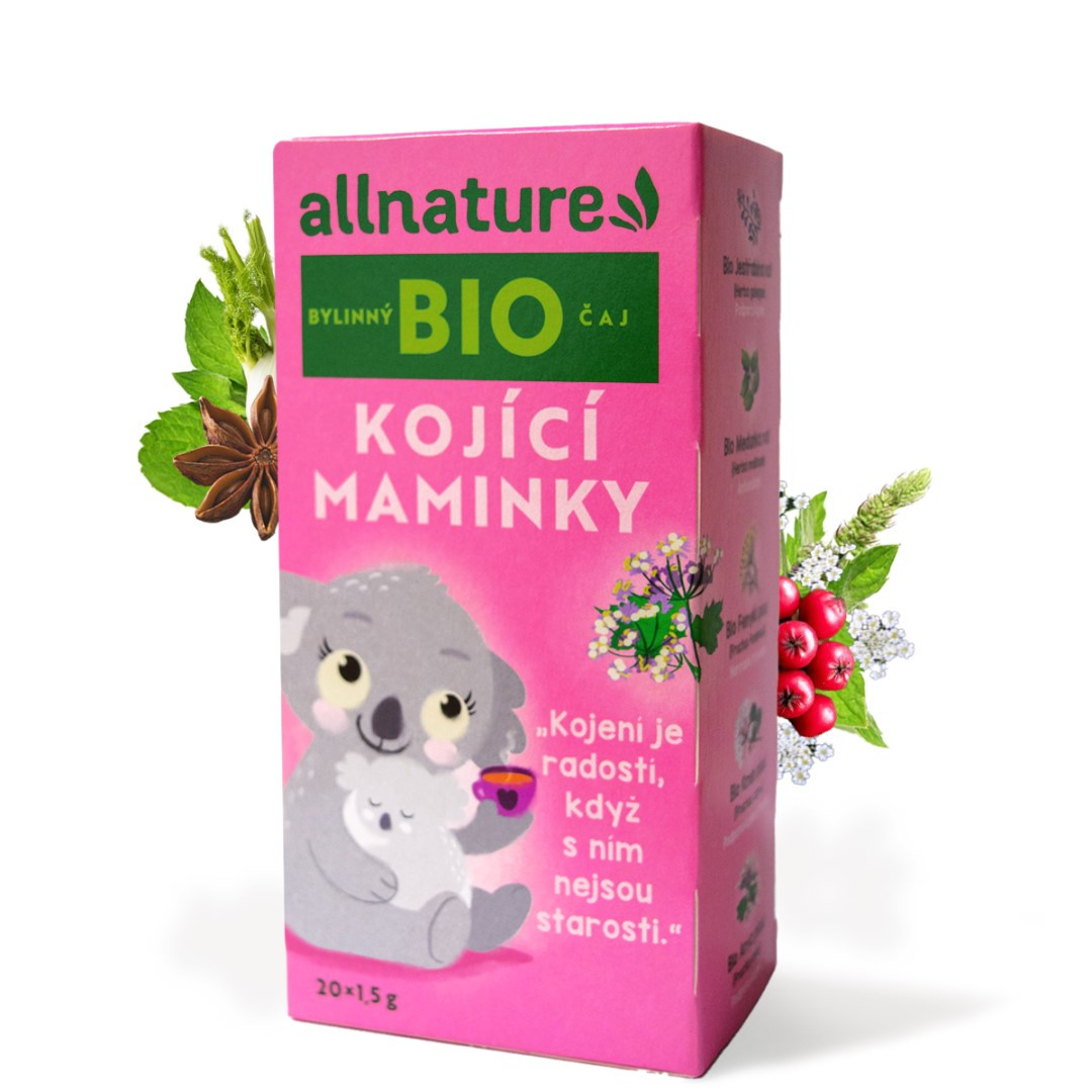 E-shop Allnature organický bylinný čaj pre dojčiace mamičky 20x1,5 g