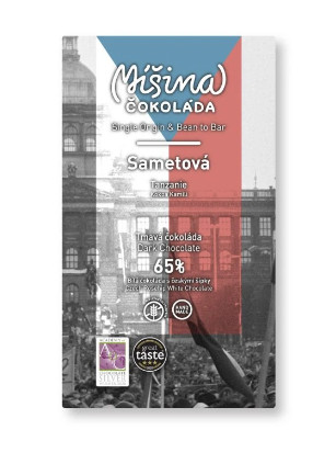 E-shop Zmiešaná čokoláda Velvet 65% 50g