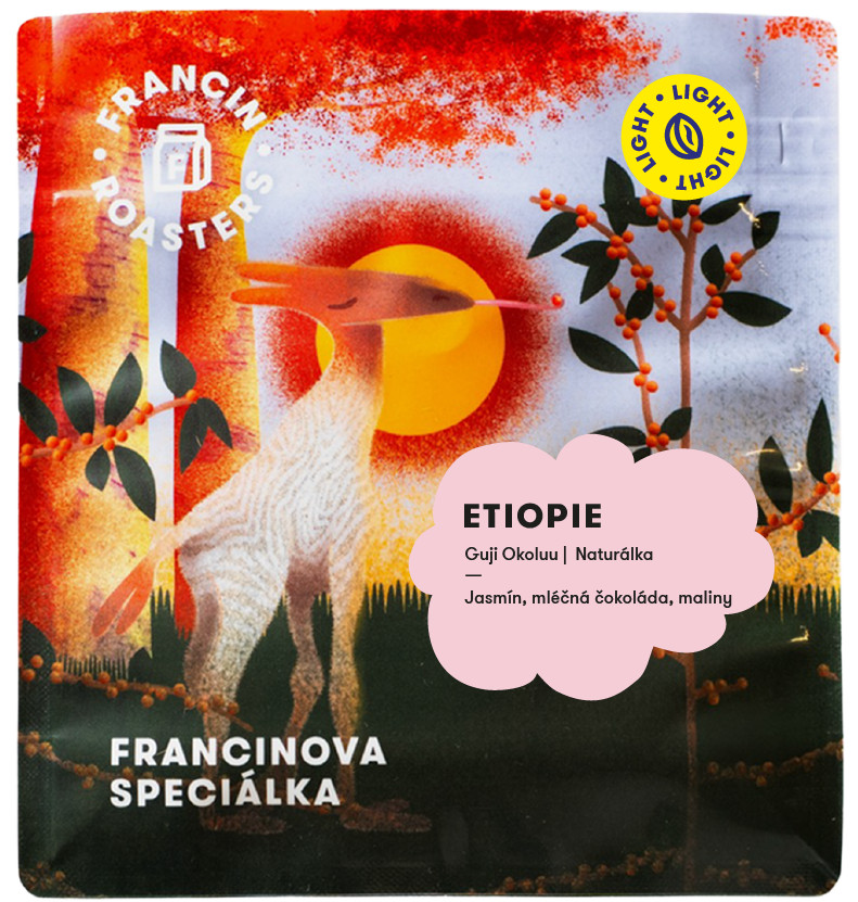 E-shop Káva Francin Etiópia Guji Okoluu 250 g