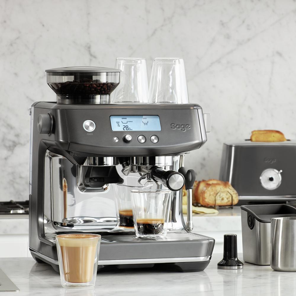 Kávovar Pak SAGE SES878BST Espresso sivé