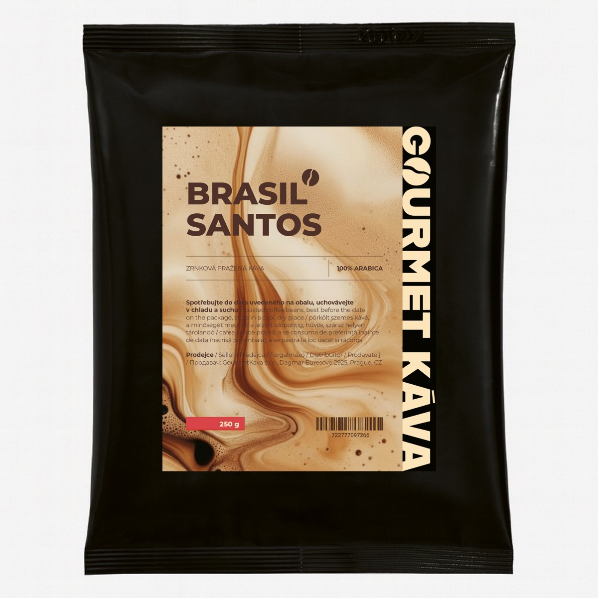 E-shop Brazília Santos, zrnková káva arabica