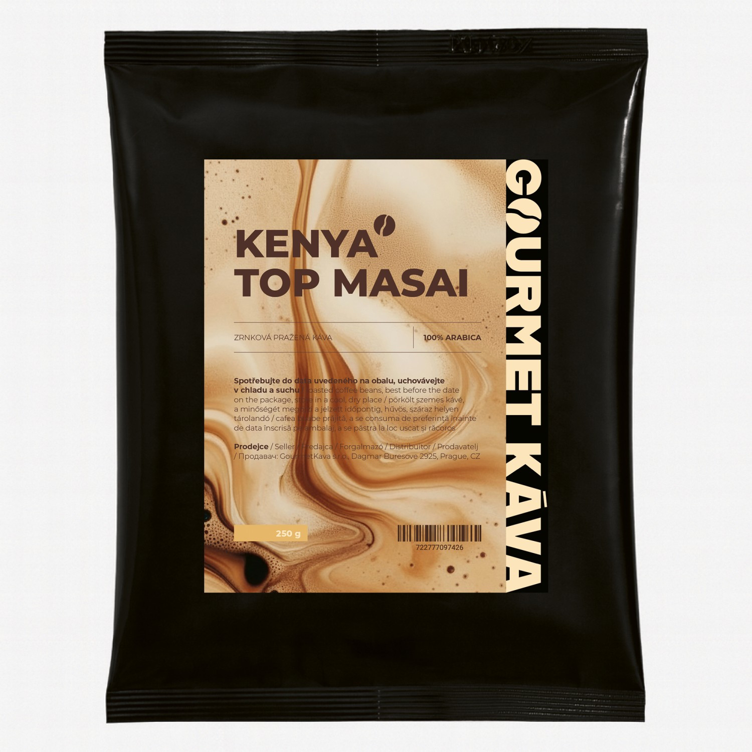 E-shop Keňa Top Masai, kávové zrná Arabica