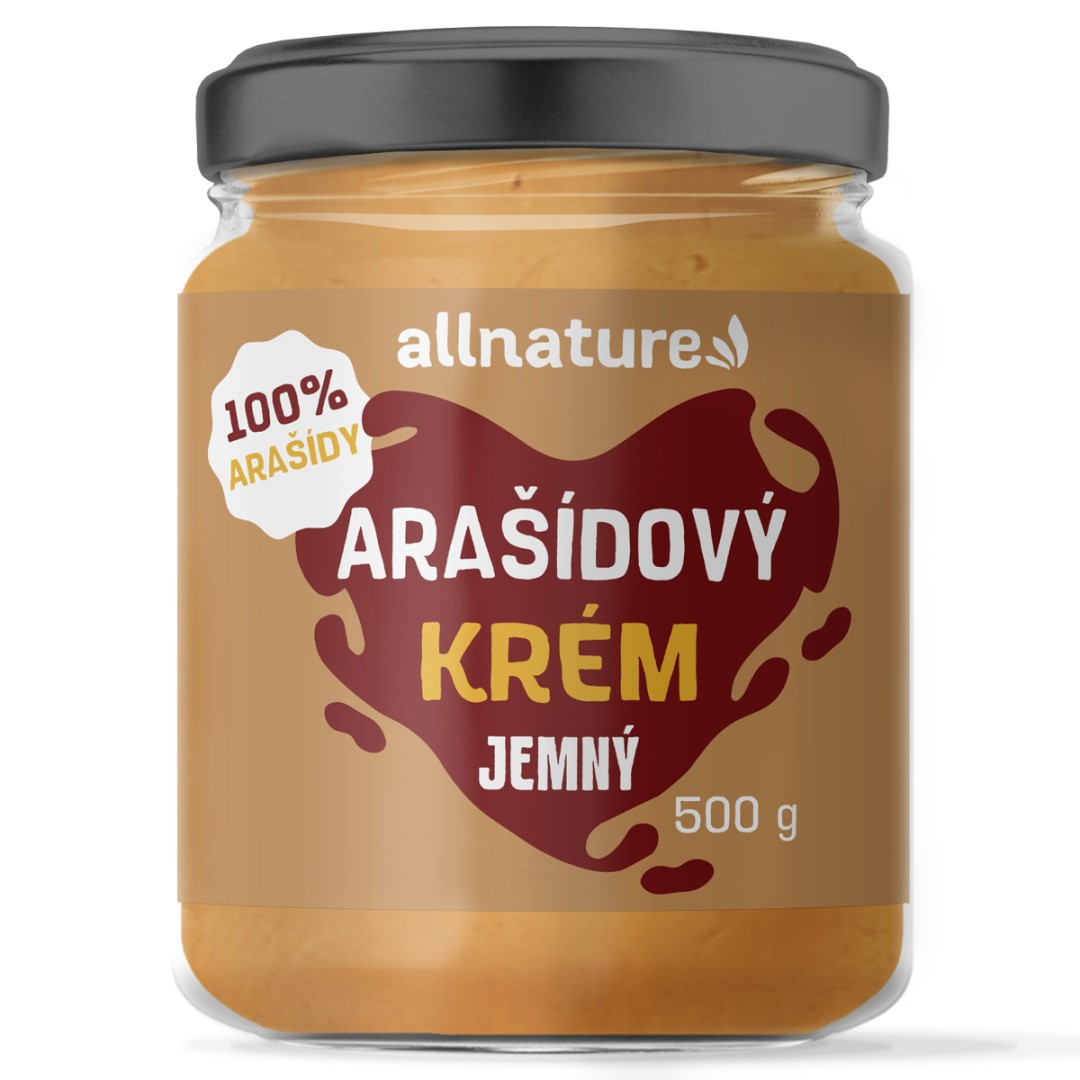 Arašidové maslo Allnature hladké 500 g