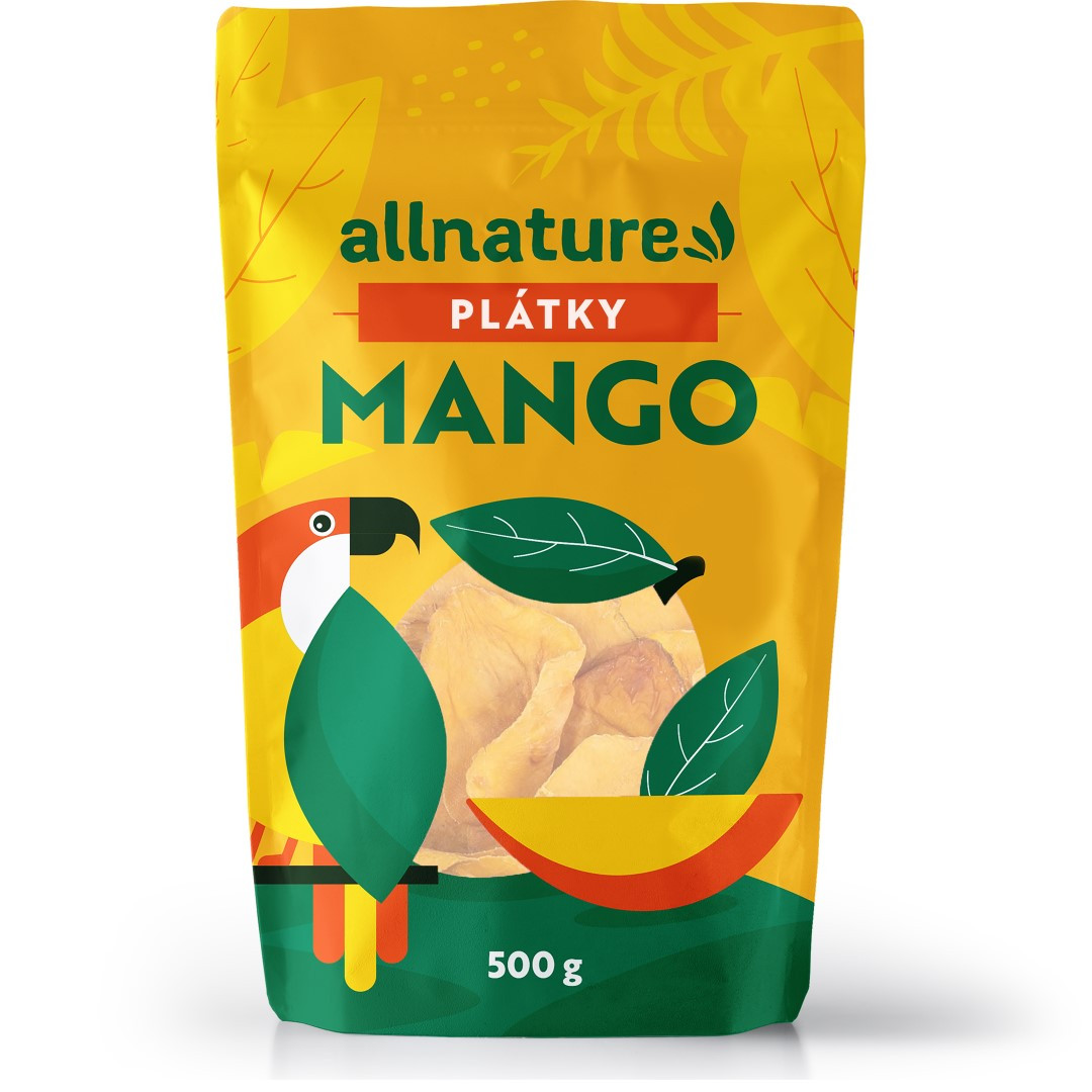 Allnature Sušené plátky manga 500 g
