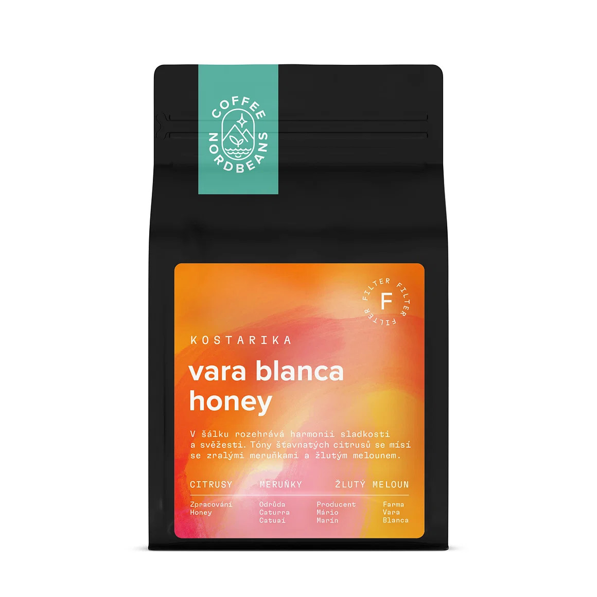 Nordbeans Kostarika Vara Blanca Honey 250 g