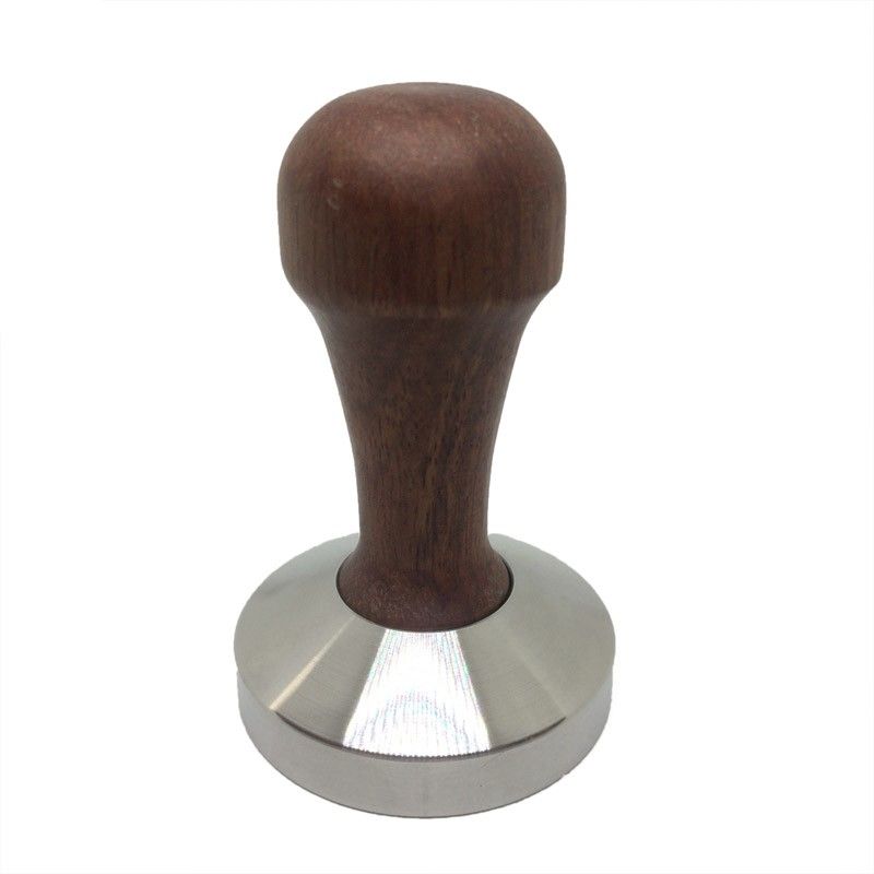 E-shop Tamper Kaffia 49 mm plochý orech