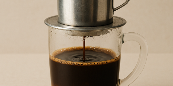 Príprava vietnamskej kávy