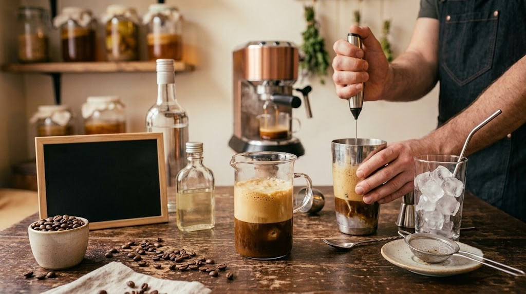 Príprava kávy Freddo Espresso