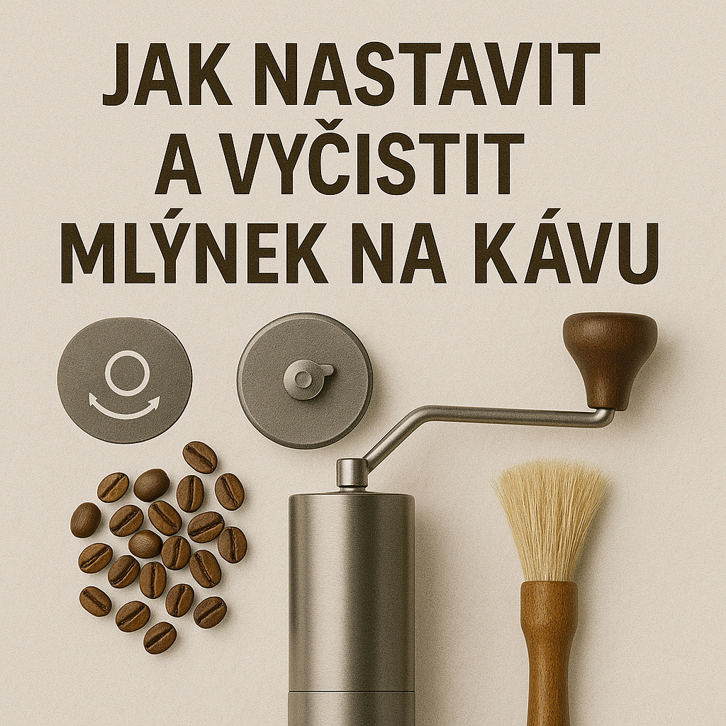 Ako nastaviť a vyčistiť mlynček na kávu